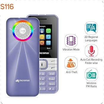 Micromax S116 Price in India