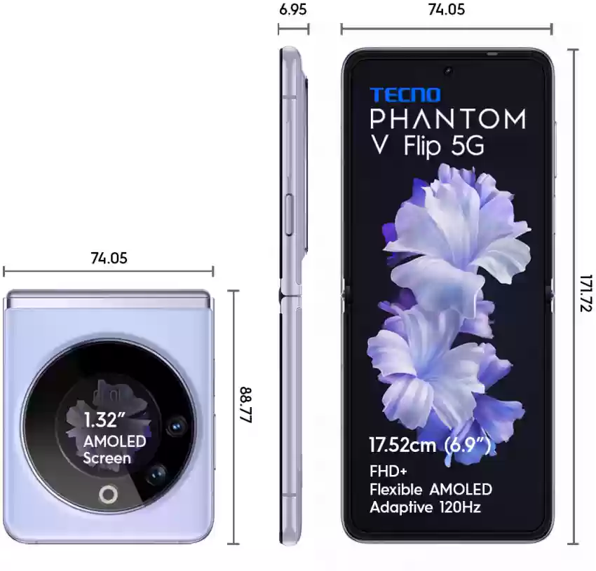 Tecno Phantom V Flip Price in india